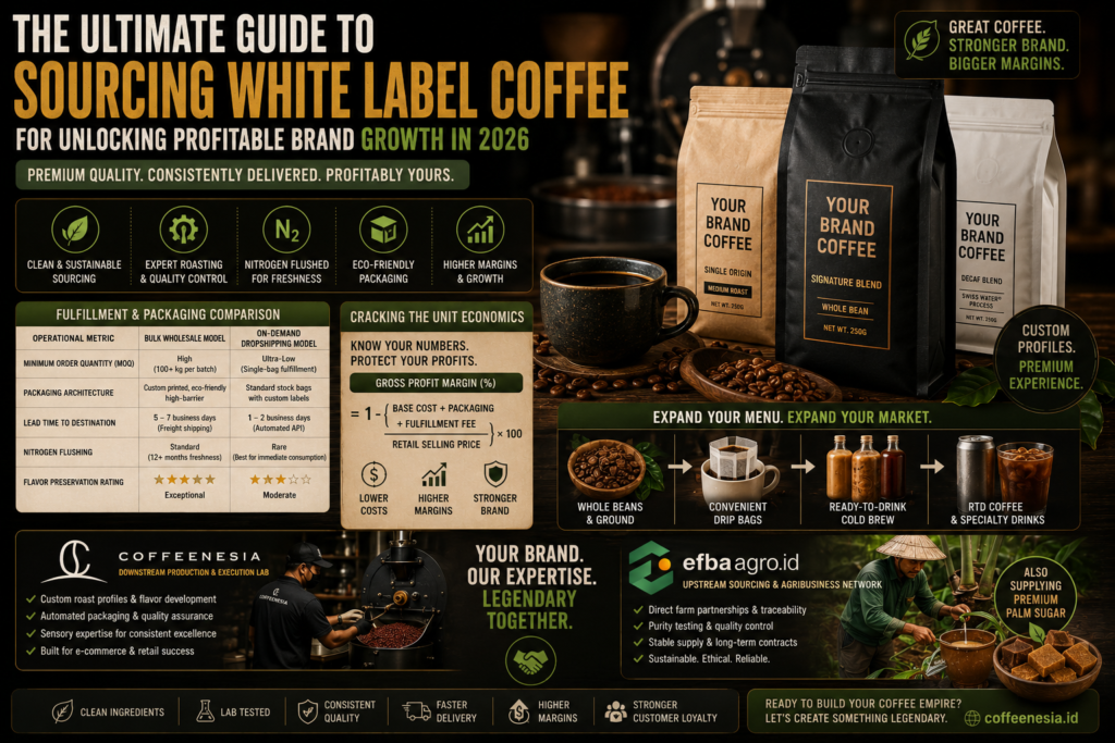 The Ultimate Guide to Sourcing White Label Coffee For Unlocking Profitable Brand Growth In 2026