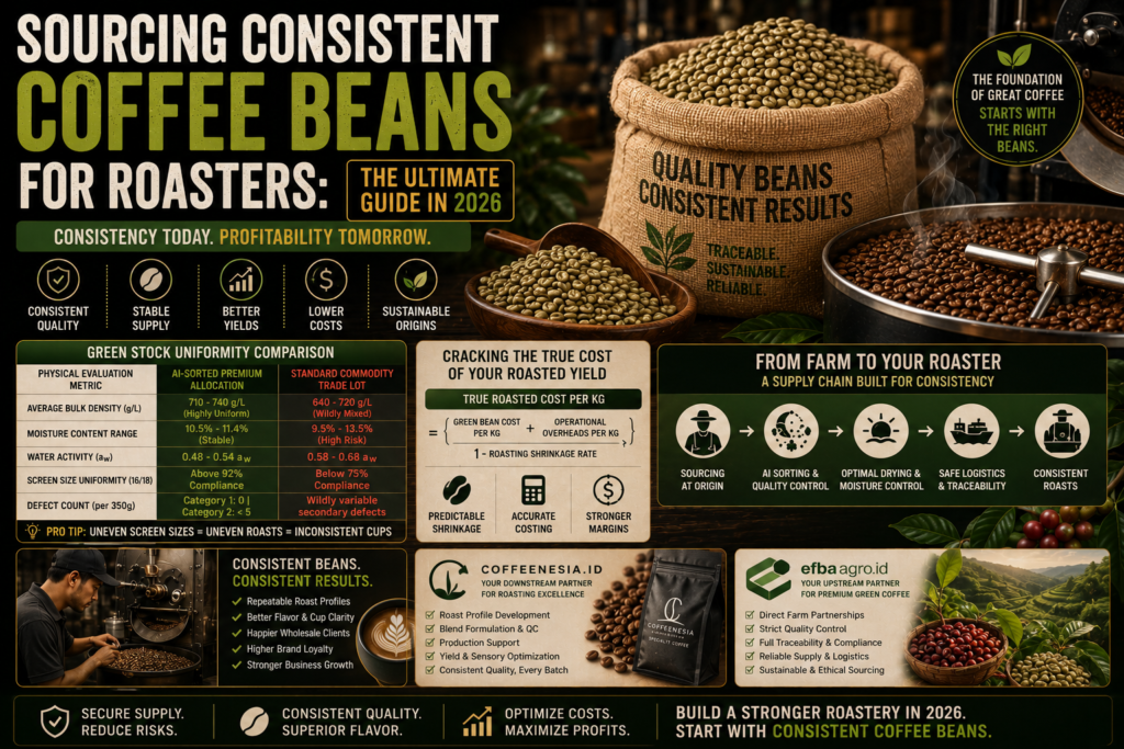 Sourcing Consistent Coffee Beans for Roasters: The Ultimate Guide in 2026