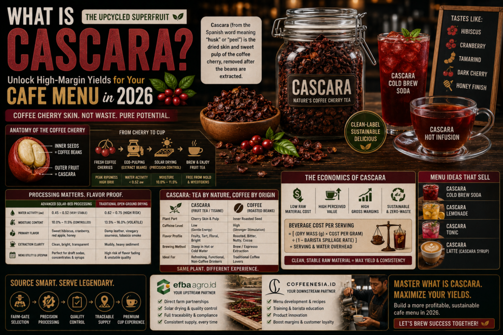 What Is Cascara and How to Maximize Its Yields for Your Cafe Menu in 2026