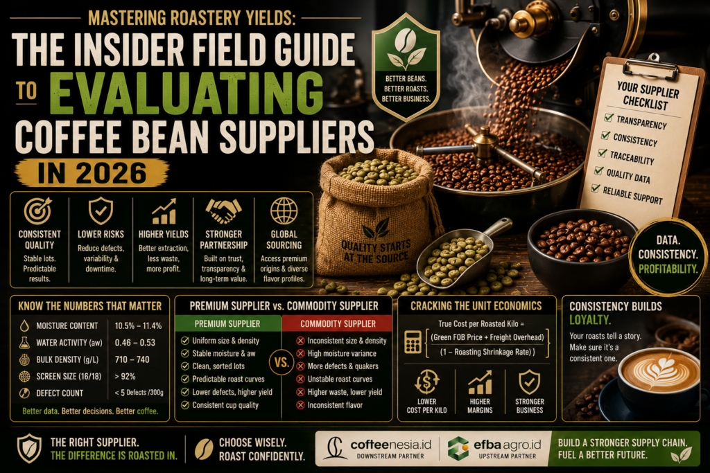 Mastering Roastery Yields: The Insider Field Guide to Evaluating Coffee Bean Suppliers in 2026