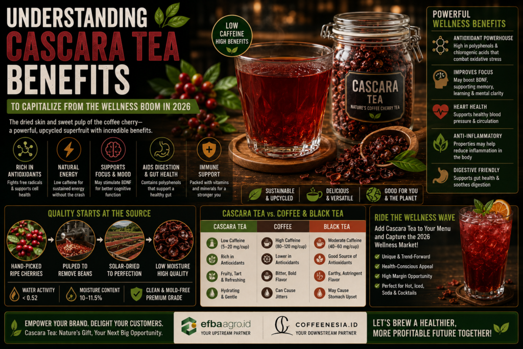 Understanding Cascara Tea Benefits to Capitalize from the Wellness Boom in 2026