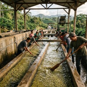 Washed Gayo Coffee Processing Method